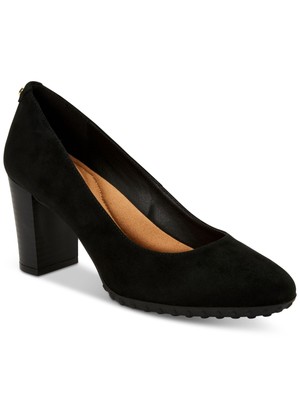 

Женские черные кожаные туфли-лодочки Giani Bernini Tavetti с круглым носком 9,5, Черный, 10011076900