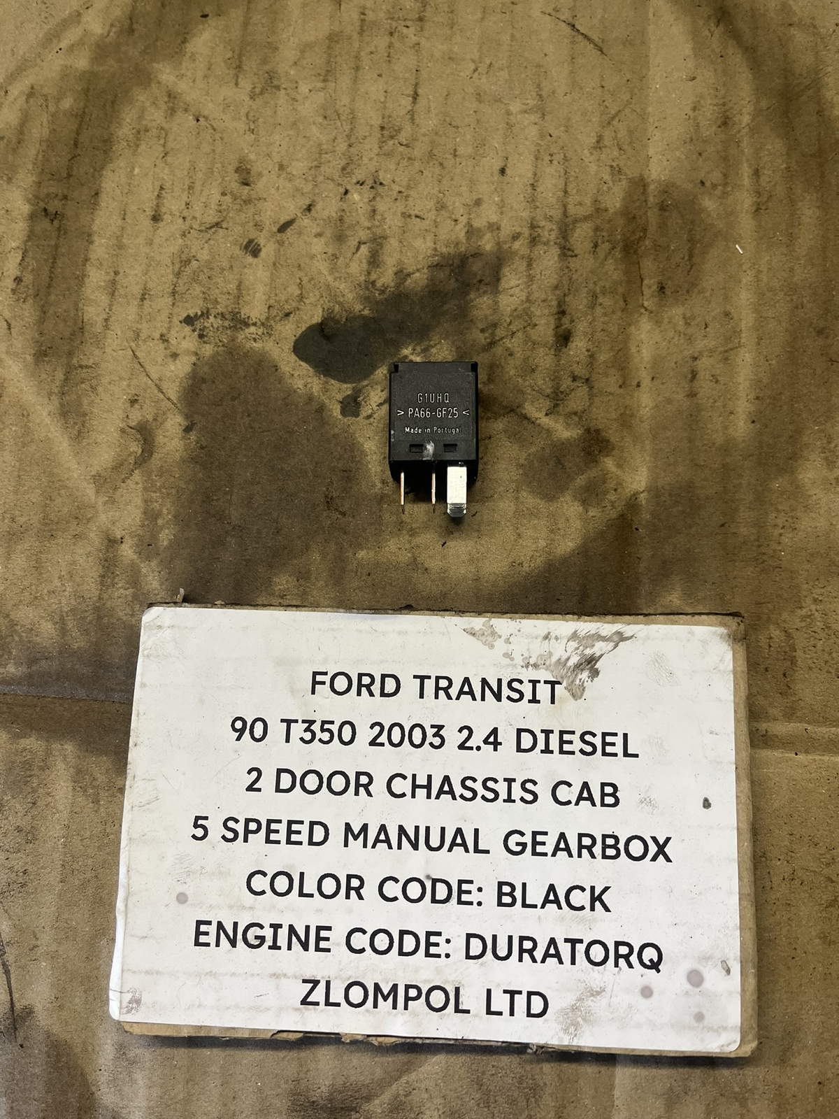 Ford Transit 90 T350 2003 2.4 Diesel - 1x Relay Module PA66GF25