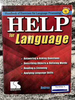 Help for language handbook of exercises for language processing - Speech Therapy