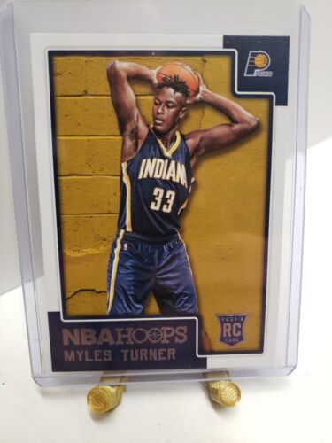 ??? 2015-16 Panini NBA Hoops MYLES TURNER Rookie Card RC #272 Indiana Pacers. rookie card picture