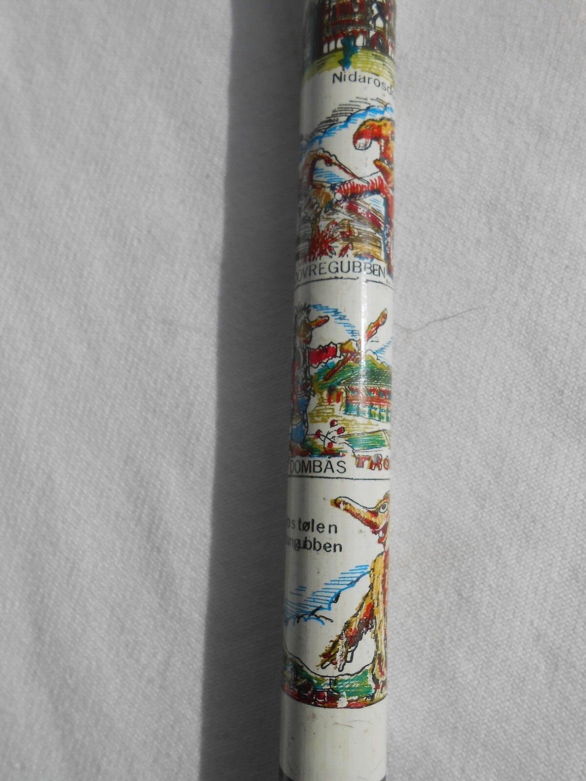 Vintage Lot of 3 German Black Forest Jumbo Wooden Pencil Souvenir DWR
