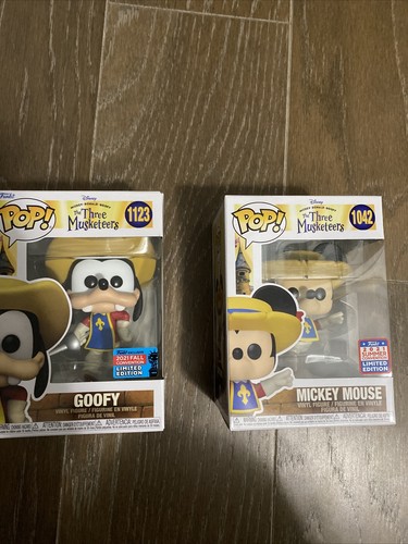 Funko Pop! Disney Three Musketeers: GOOFY Mickey #1123 and