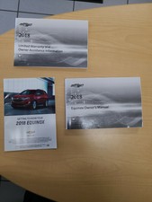 2018 Chevrolet Equinox Owners Manual Set | eBay