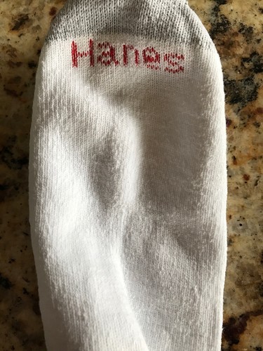 Hanes Ultimate Men's Ankle Socks Size 6 - 12 10-Pack 86U10 Cool Comfort