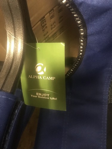 ALPHA CAMP Directors Chair Oversize Support 300 lbs Folding Portable Camping for