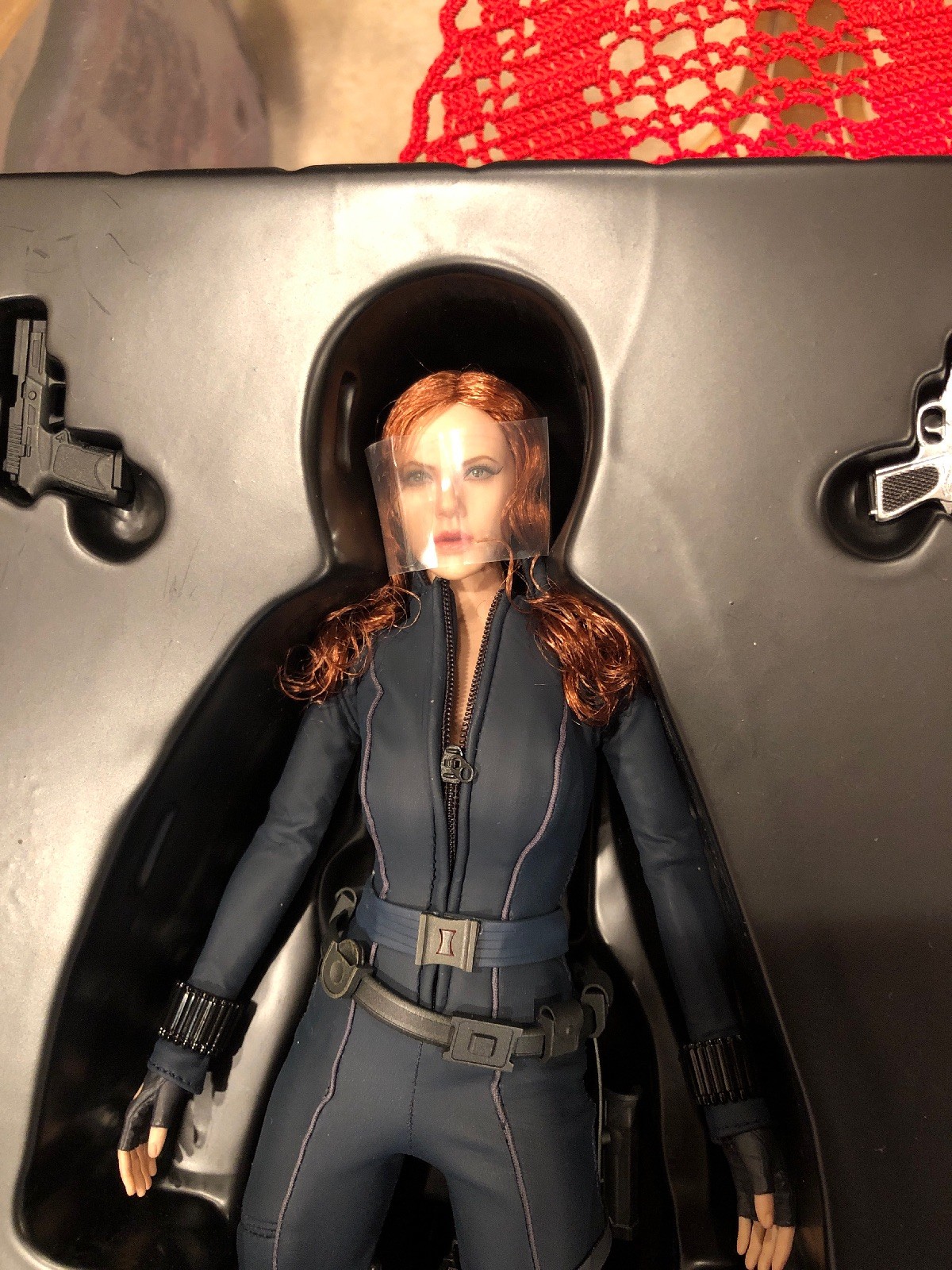 HOTTOYS HOT TOYS IRONMAN IRON MAN 2 BLACK WIDOW MMS 124 MMS124 FIGURE