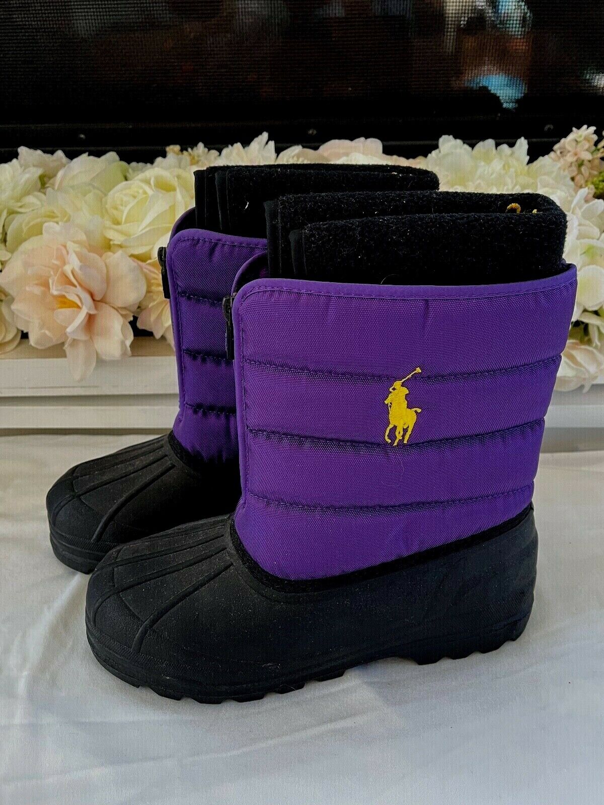 POLO RALPH LAUREN VANCOUVER Zip Snow Boots •Purple• Size 7 POLO RALPH LAUREN VANCOUVER Zip Snow Boots •Purple• Size 7