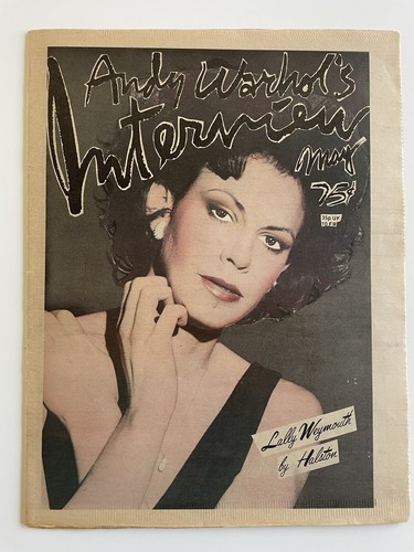 Andy Warhol's Interview Magazine May 1976 Lally Weymouth