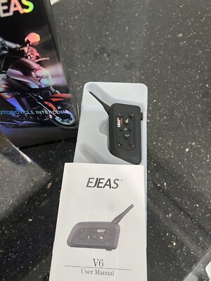 EJEAS V6 PRO Motorcycle Bluetooth Intercom Earphone Mount - Single Unit