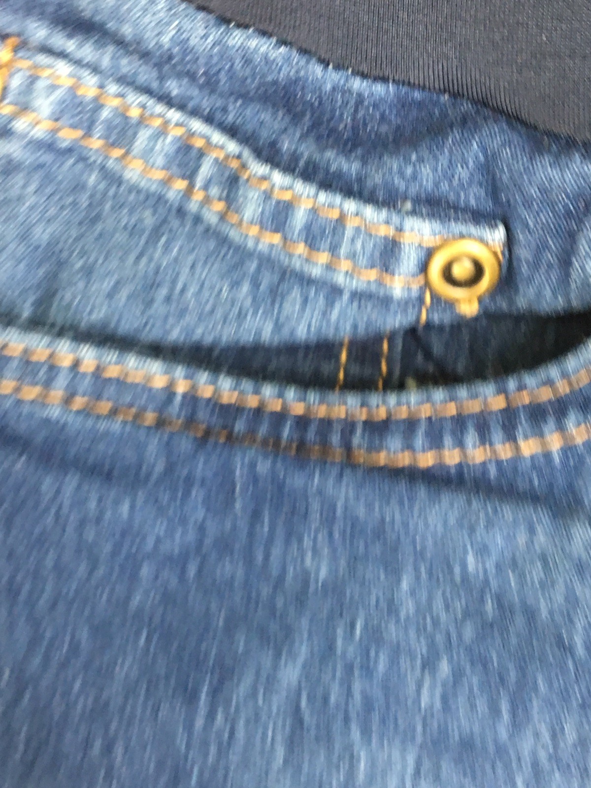 Oh Momma Maternity Denim Shorts XL Blue Pockets Frayed