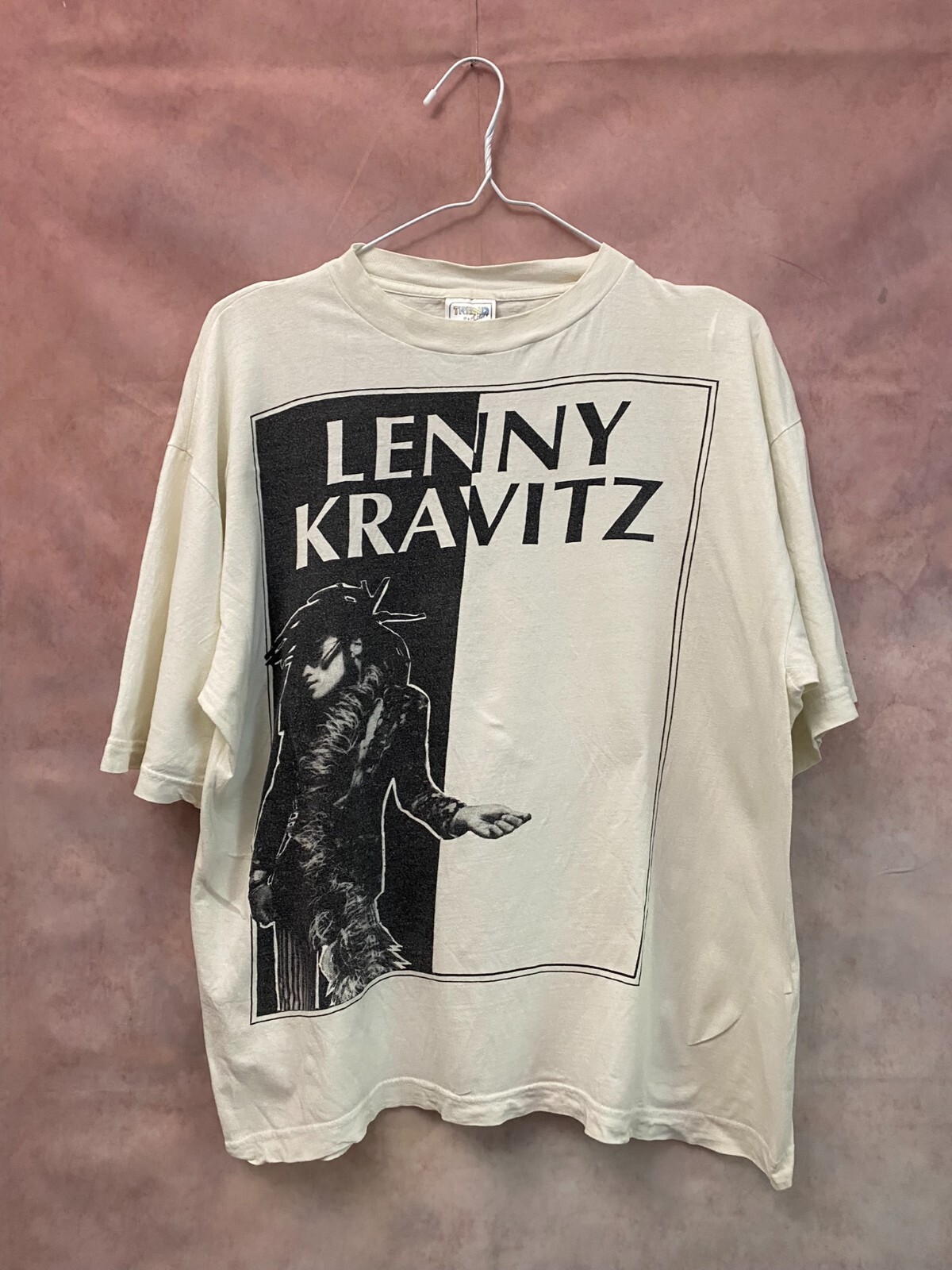 Vintage Lenny Kravitz Tour Tee Shirt Band Jersey Over Print