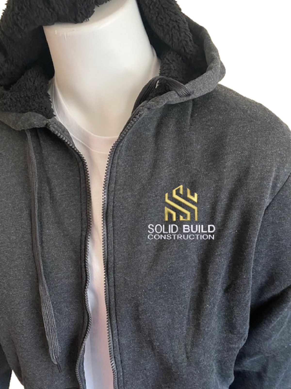 Premium Full-Zip Hoodie with Custom Logo Embroidery