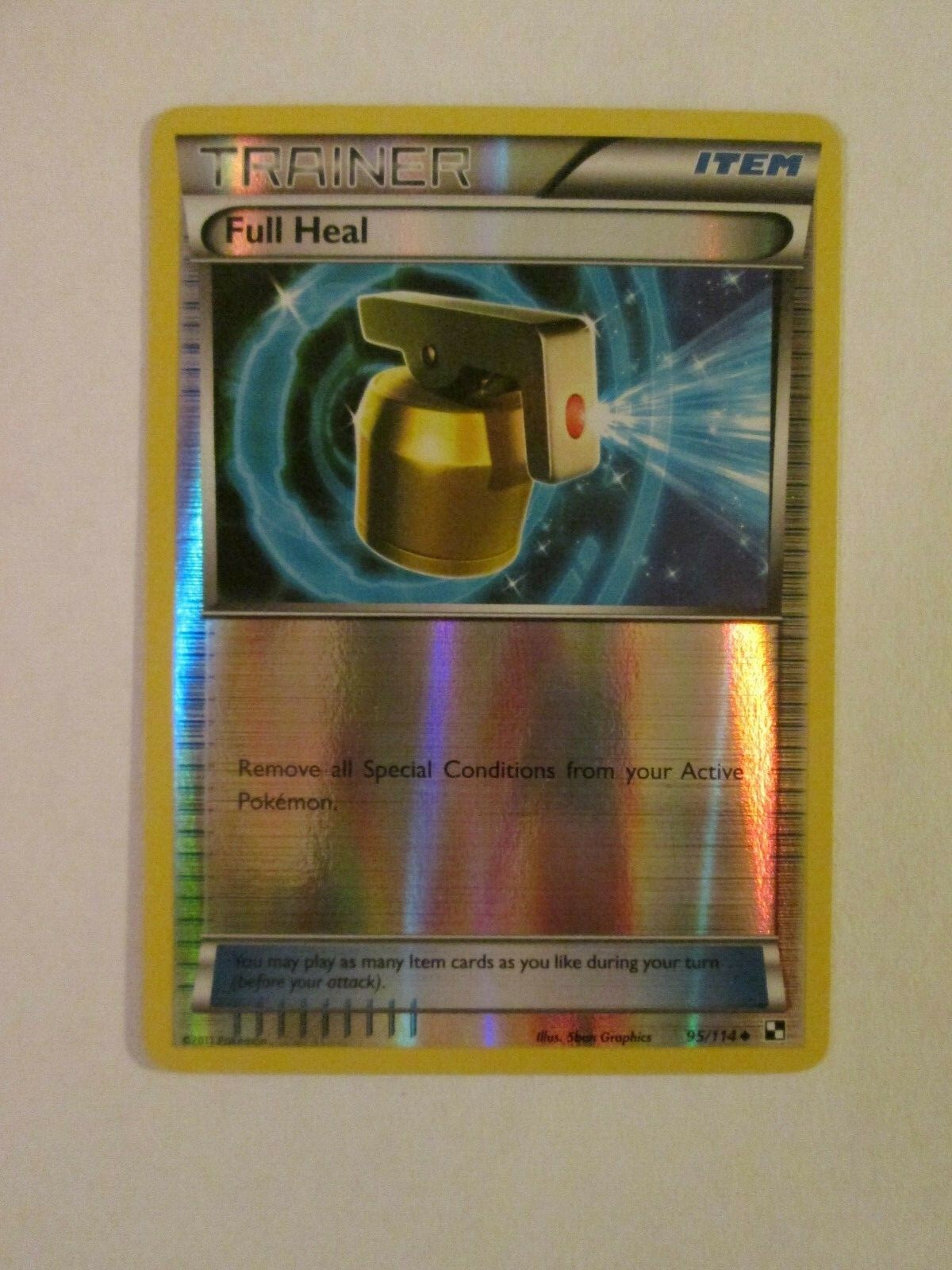 062PK095r - Full Heal - 95/114 - Black & White - Uncommon 062PK095r - Full Heal - 95/114 - Black & White - Uncommon