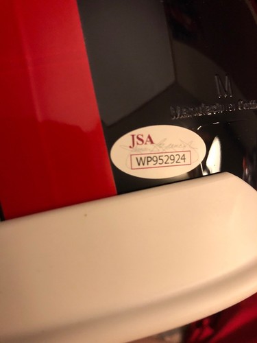 LAWRENCE TAYLOR SIGNED AUTOGRAPHED MINI HELMET NEW YORK GIANTS (JSA CERT)