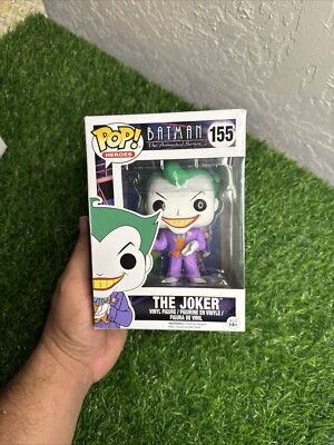 Funko Pop! Heroes The Joker #155 Batman The Animated Series W/Pop Protector