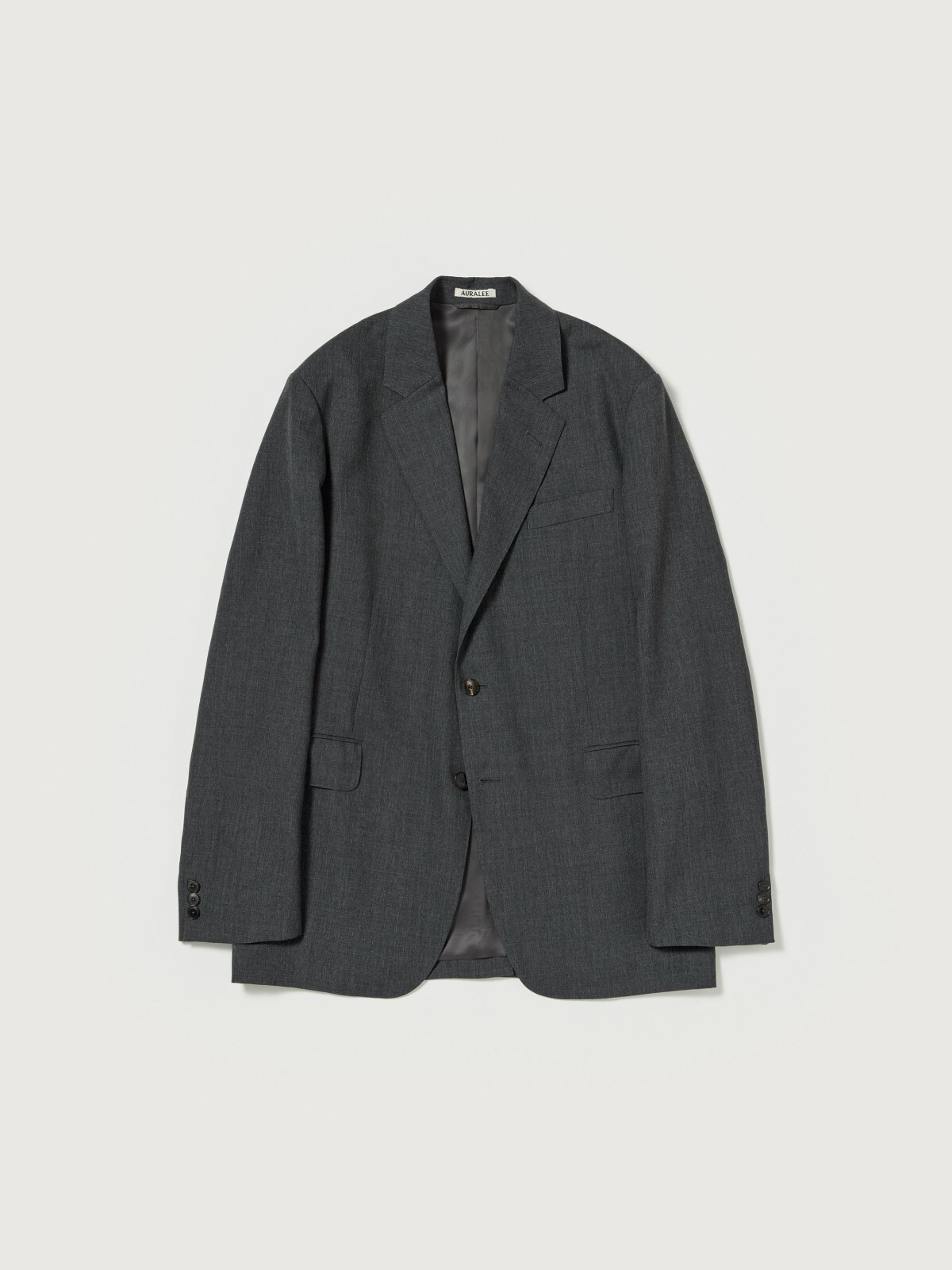 ジャケット・アウター AURALEE WOOL KID MOHAIR HOP SACK JACKET4 Auralee Wool Kid Mohair Hop Sack Jacket in Burgundy Curated