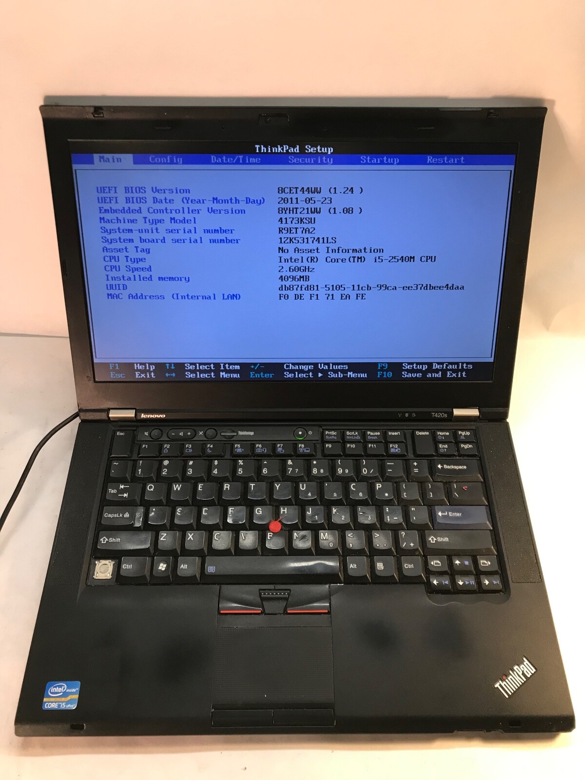 Lenovo - ThinkPad T420s 14.0型 Core i5 Lenovo ThinkPad Laptop Computer T420s 14