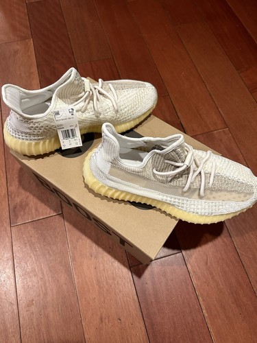 yeezy 350 natural on feet