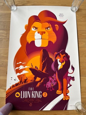 Tom Whalen Disney Mondo The Lion King Poster