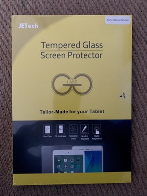 JETech Tempered Glass Screen Protector for iPad 9.7-Inch