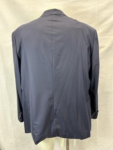 Pre-owned Brioni Giacca Colossoe Super 160's Solid Navy Blazer 2 Bt Sz Eu 60 R/us 50 R