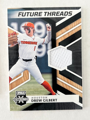 DREW GILBERT 2022 Panini Elite Extra Edition Baseball Jersey RC