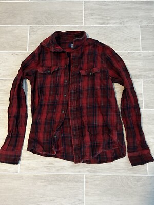Red Pattern Country Flannel