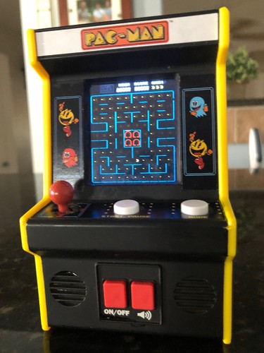 Pac-Man Arcade Classics Mini Arcade Game with Color Screen Working #09562