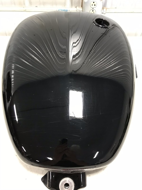Harley Davidson ブラック　ガソリンタンク 並行輸入品】 グロスブラック オートバイ用 EFI 14.4リットル