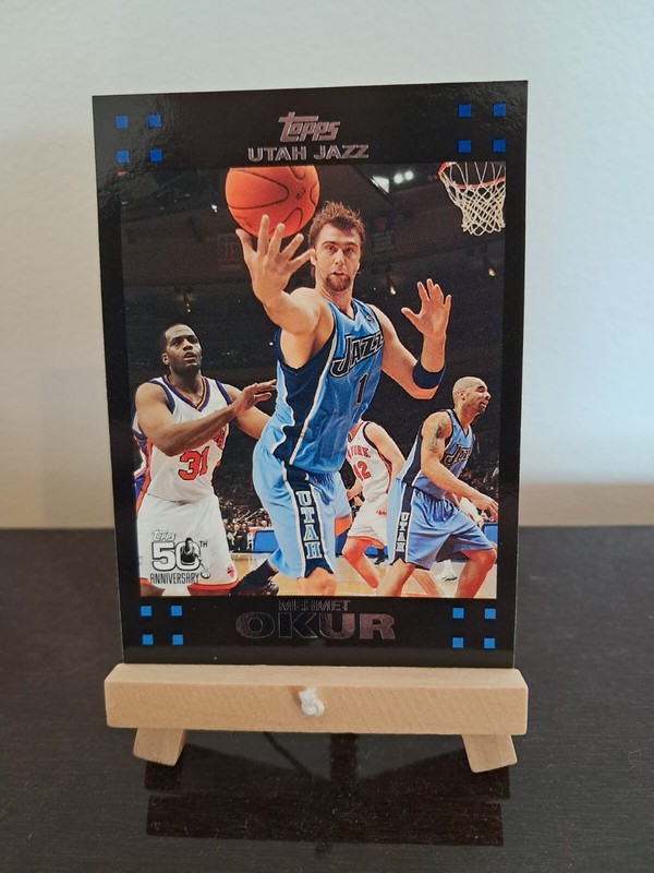Mehmet Okur Jazz Topps 2007 #81