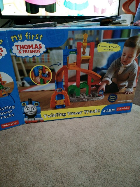 my first thomas and friends twisting tower tracks