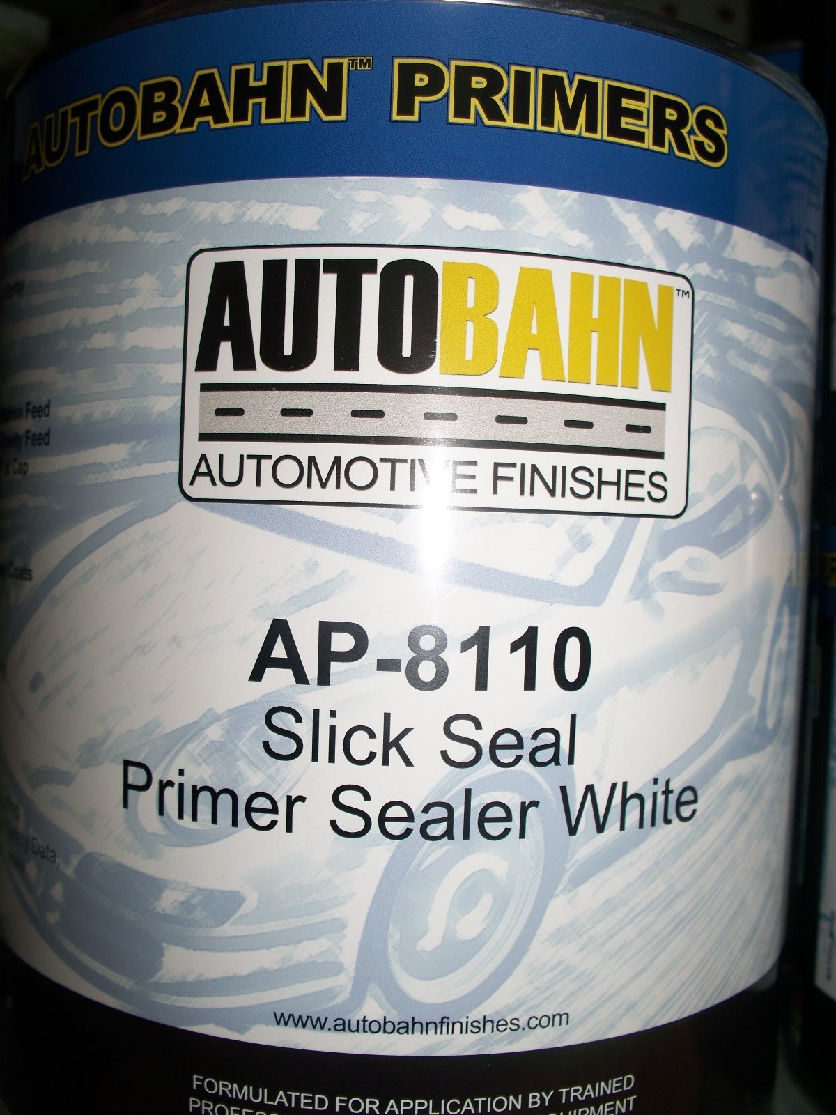 White Slick Seal Primer Sealer Ready To Spray 1 Quart Auto Car Truck