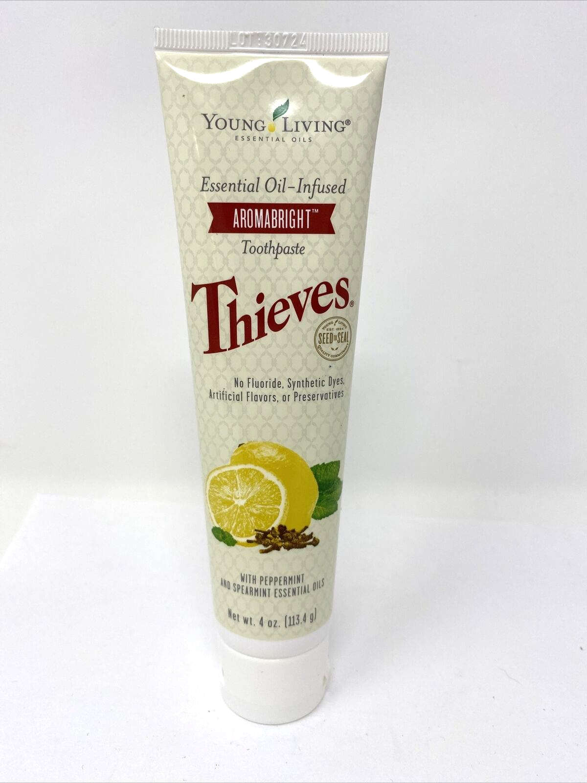Young Living Essential Oil-Infused Aromabright Thieves Toothpaste NEW