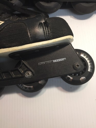 Bauer NHL Off Ice Hockey Inline Roller Skates~ Mens Size 10 DD Made in Canada!