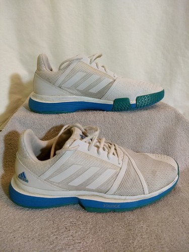 Adidas Mens CourtJam Bounce 'Shock Cyan' (CG6329) Tennis