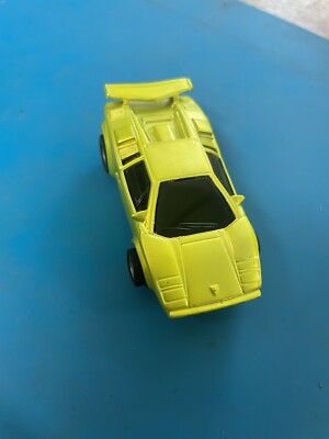 Tyco Green Metallic Lamborghini Countach HO Slot Car 440-X2