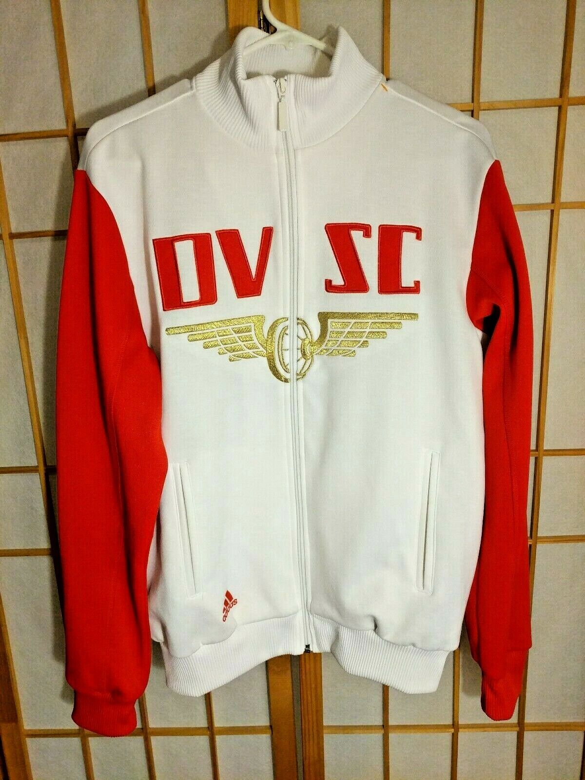 ADIDAS WHITE DVSC TRACK JACKET M SWEATSHIRT HUNGARY Football ADIDAS WHITE DVSC TRACK JACKET M SWEATSHIRT HUNGARY Football