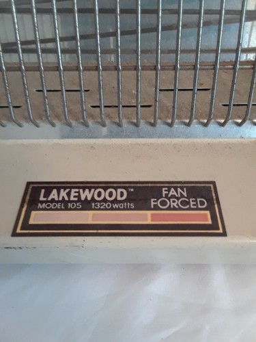 Lakewood Model 105 Fan Forced Portable Electric Heater