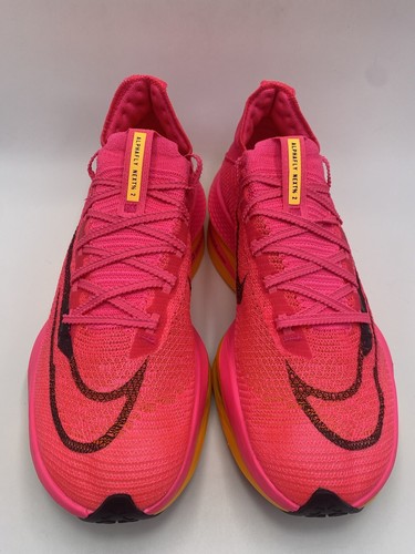 Pre-owned Nike Wmns Air Zoom Alphafly Next% 2 Pink Black Orange (dn3559 600) Wmns Sz 9.5