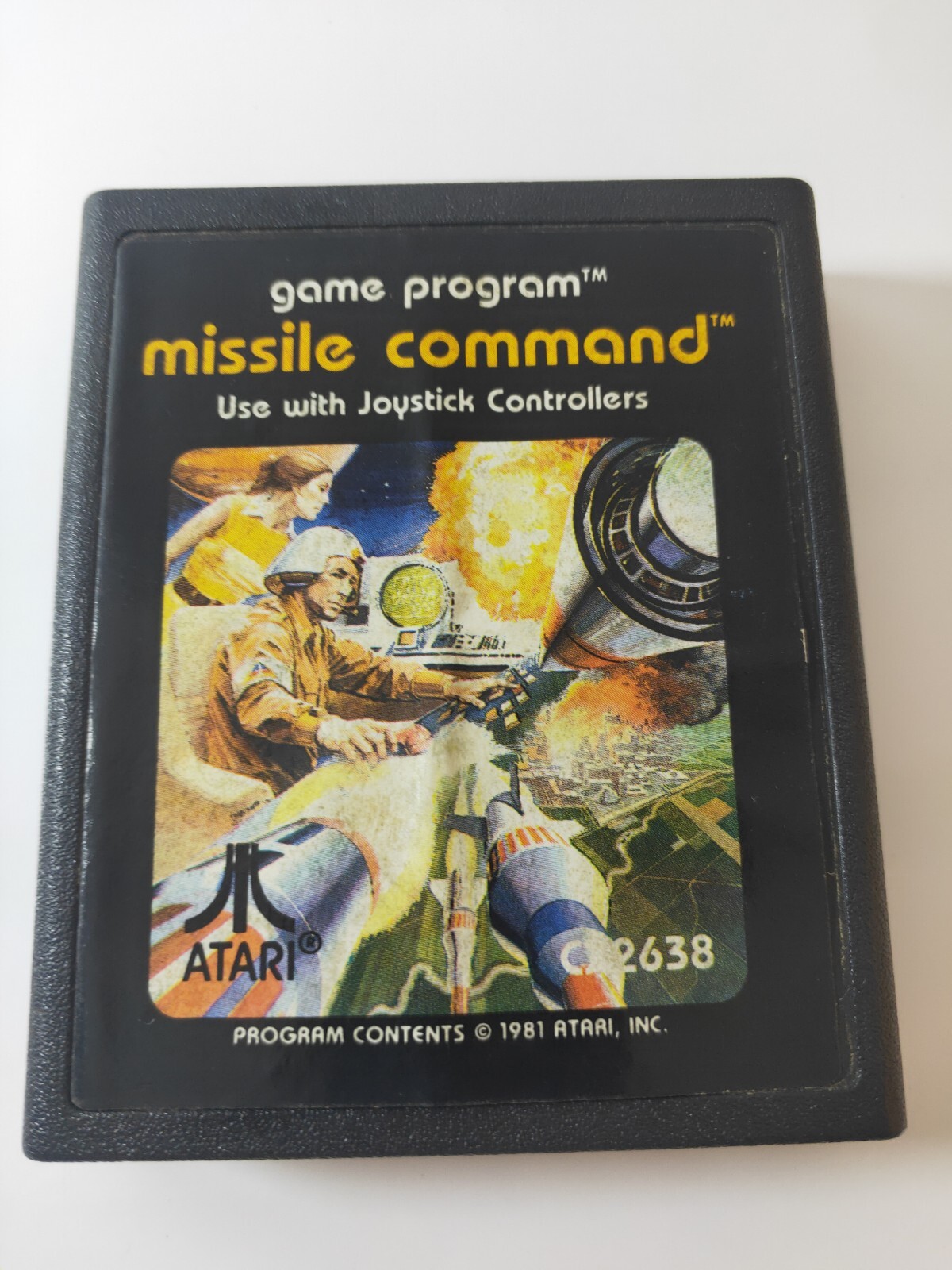 MISSILE COMMAND Atari 2600 Cartridge [PAL] - Tested & Working