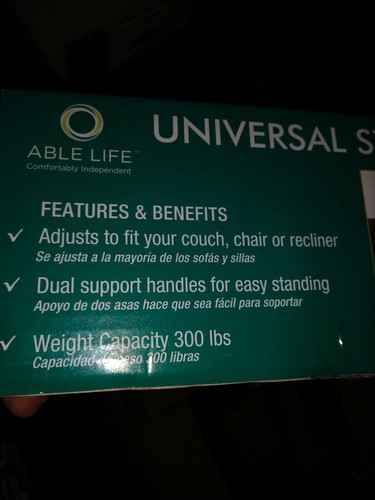 Able Life Universal Stand Assist Adjustable Mobility Aid Couch Chair Rail Lift