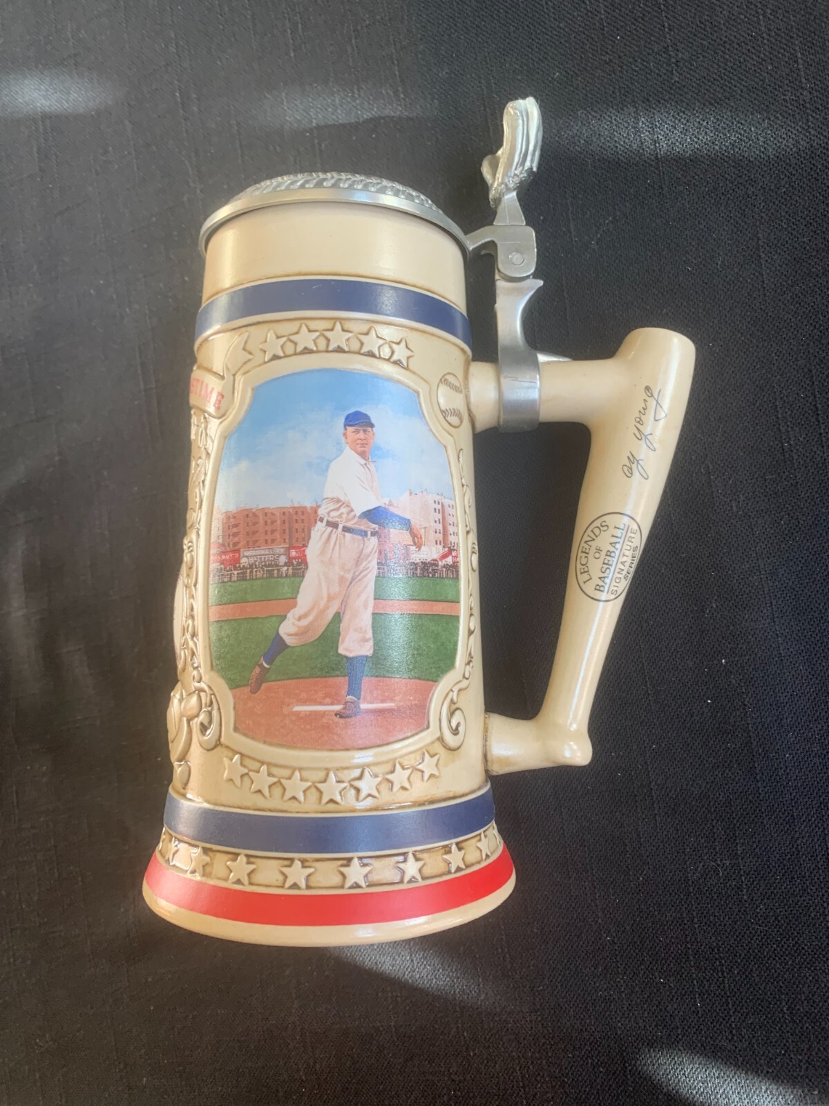 CY YOUNG BEER STEIN! SIGNATURE SERIES, BRADFORD COLLECTION