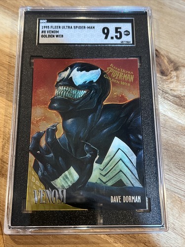 1995 Fleer Ultra Spider-Man #8 Venom Golden Web SGC 9.5 | eBay