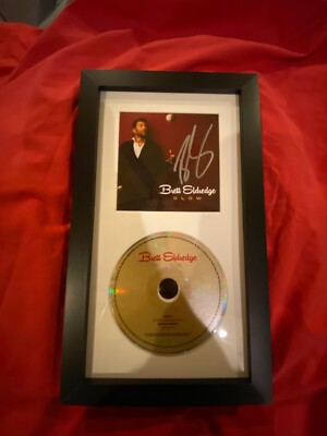 BRETT ELDREDGE AUTOGRAPHED SIGNED  GLOW  FRAMED CD COVER AND CD RARE COA