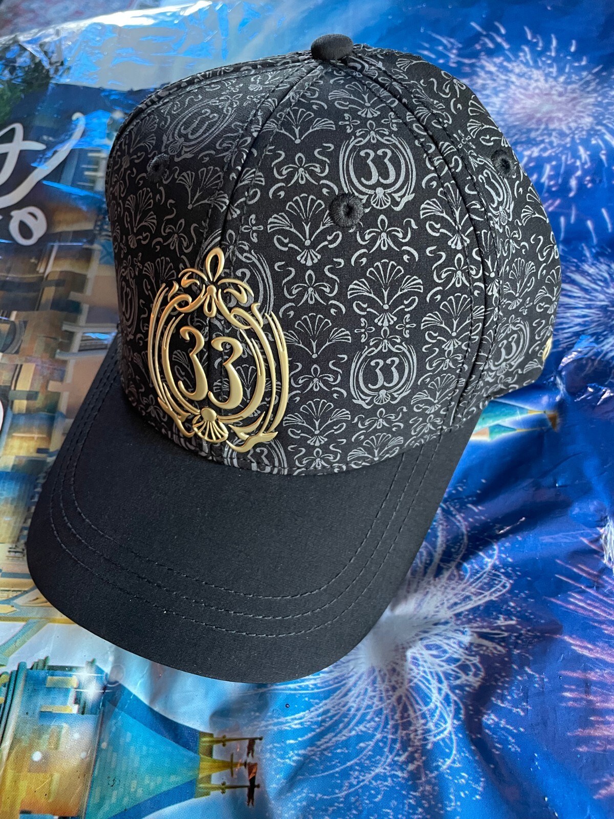 帽子 WDW Cap Black for WAKE 帽子 WDW Cap Black for WAKE Disneyland Logo Baseball Cap for