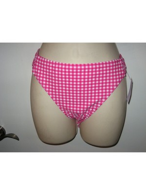 Женское бикини в розовую клетку XHILARATION Bikini Bottom XL