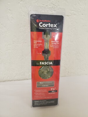 FastenMaster Cortex Hidden Fastening for Trex Fascia 50 LF 1 3/4  Island Mist