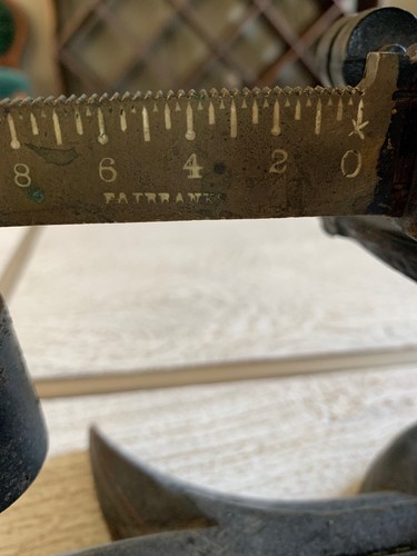 Fairbanks Scale Cast Iron Fishtail Farmhouse Decor