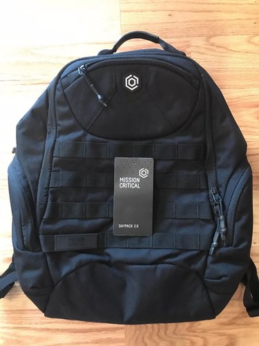 MISSION CRITICAL MILITARY TACTICAL BABY CARRIER AND DAYPACK ZIP BUNDLE (BLACK)