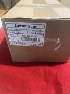NetumScan Wired Handheld USB 1D Barcode Scanner NSL3 - NEW IN BOX